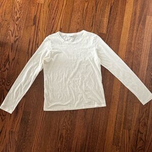 Patagonia White Long Sleeve Tee